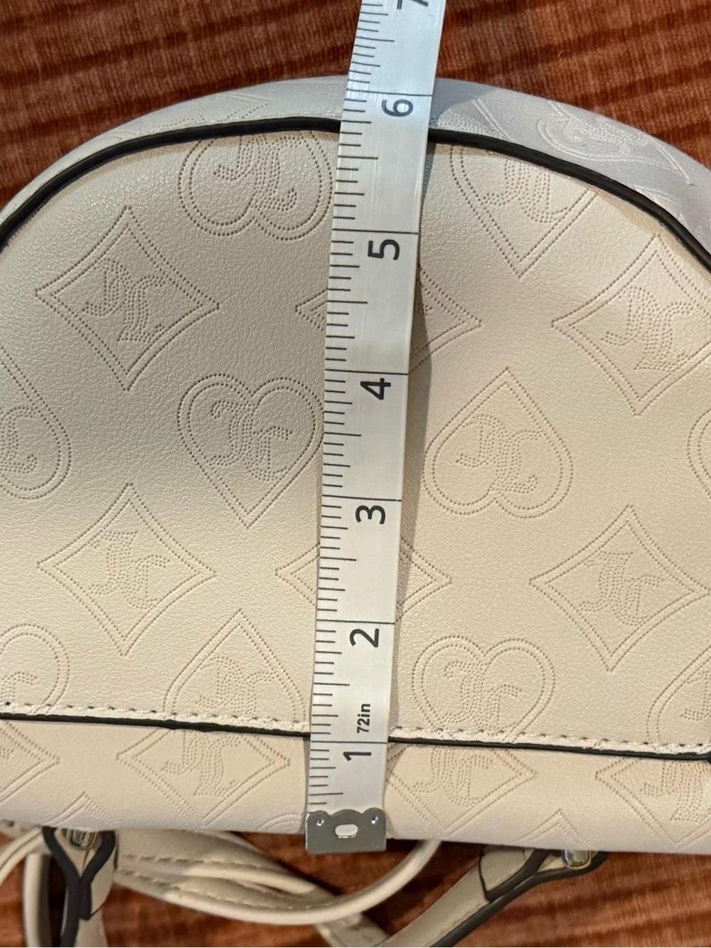 Juicy Couture Cream Mini Top-Handle Crossbody with Gold Hardware - Picture 10 of 14